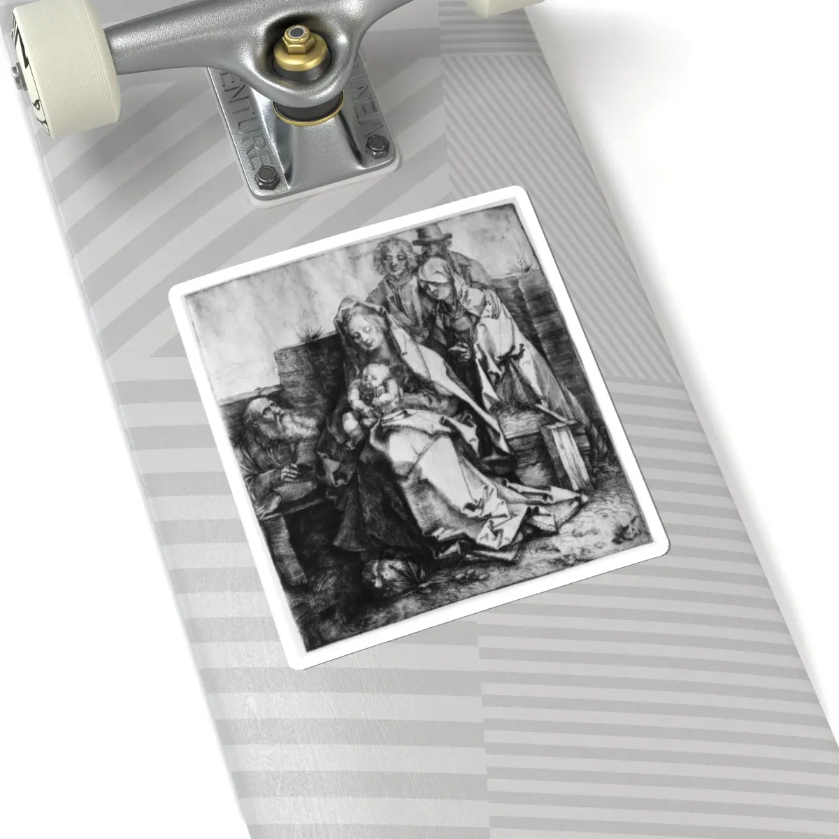 SKU:TSS-STICK-LBRDRR-6X6-474 Sizes:6" × 6" Types:White