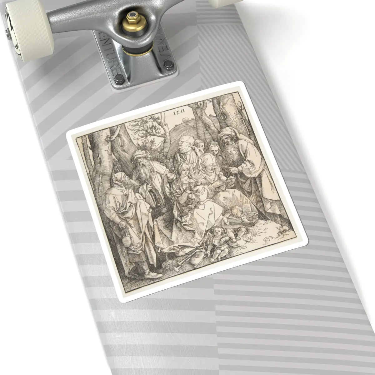 SKU:TSS-STICK-LBRDRR-6X6-477 Sizes:6" × 6" Types:White