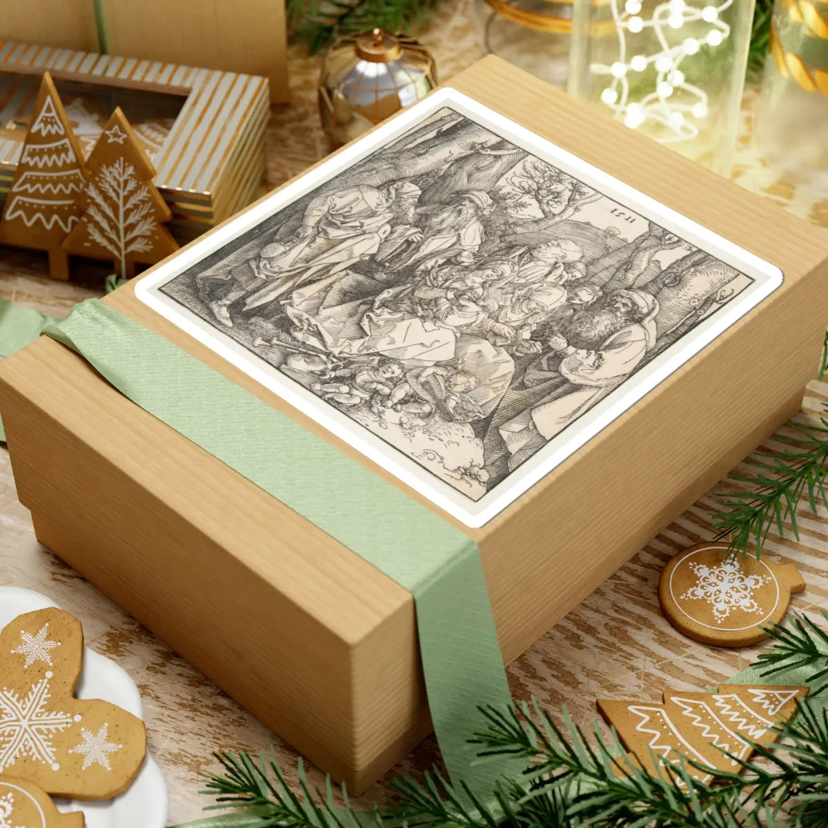 SKU:TSS-STICK-LBRDRR-6X6-477 Sizes:6" × 6" Types:White