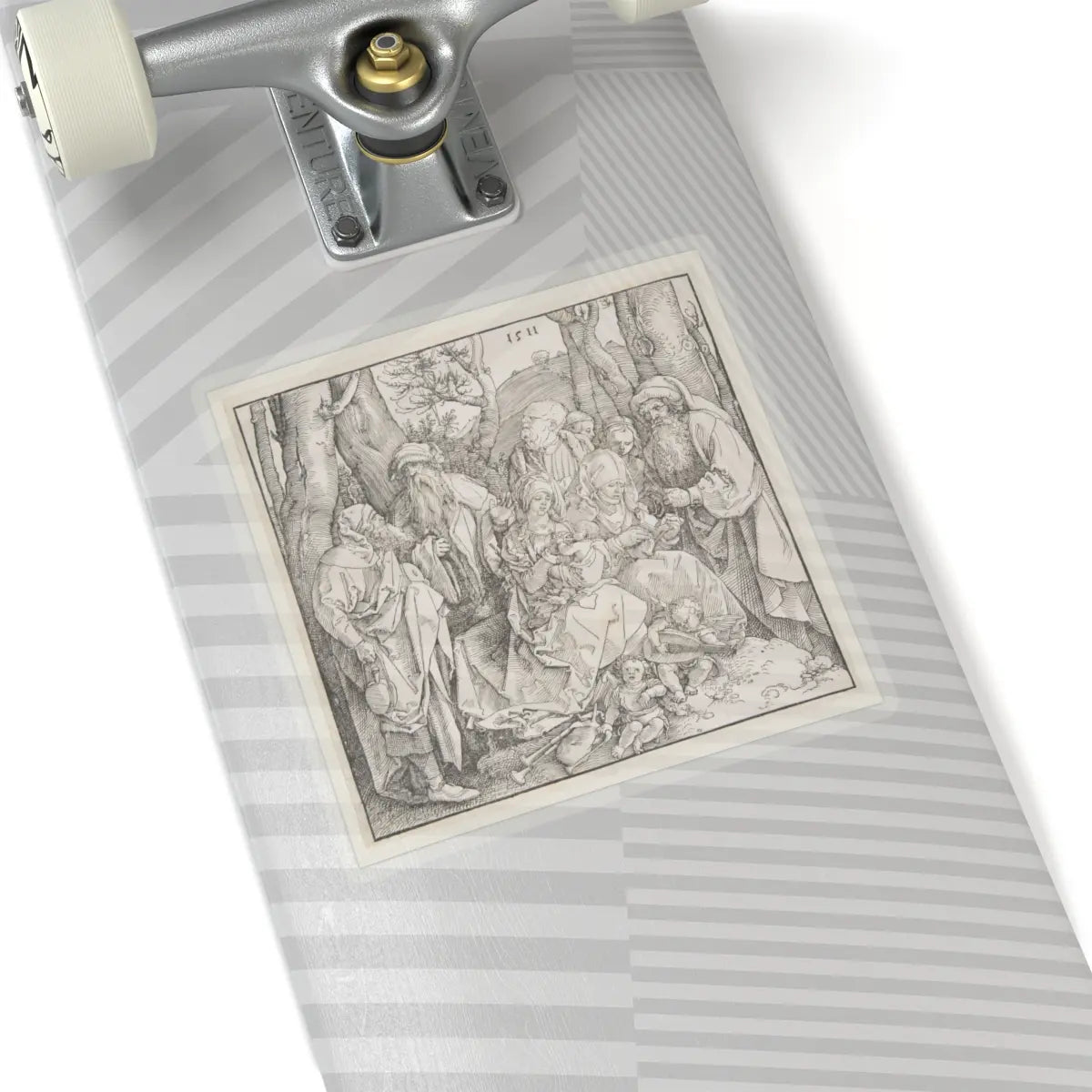 SKU:TSS-STICK-LBRDRR-6X6-13SPR Sizes:6" × 6" Types:Transparent