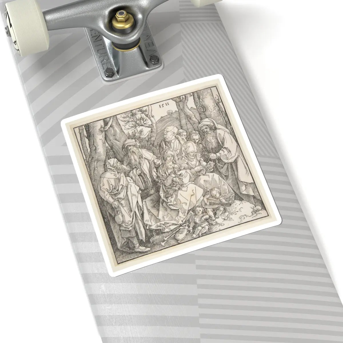 SKU:TSS-STICK-LBRDRR-6X6-482 Sizes:6" × 6" Types:White