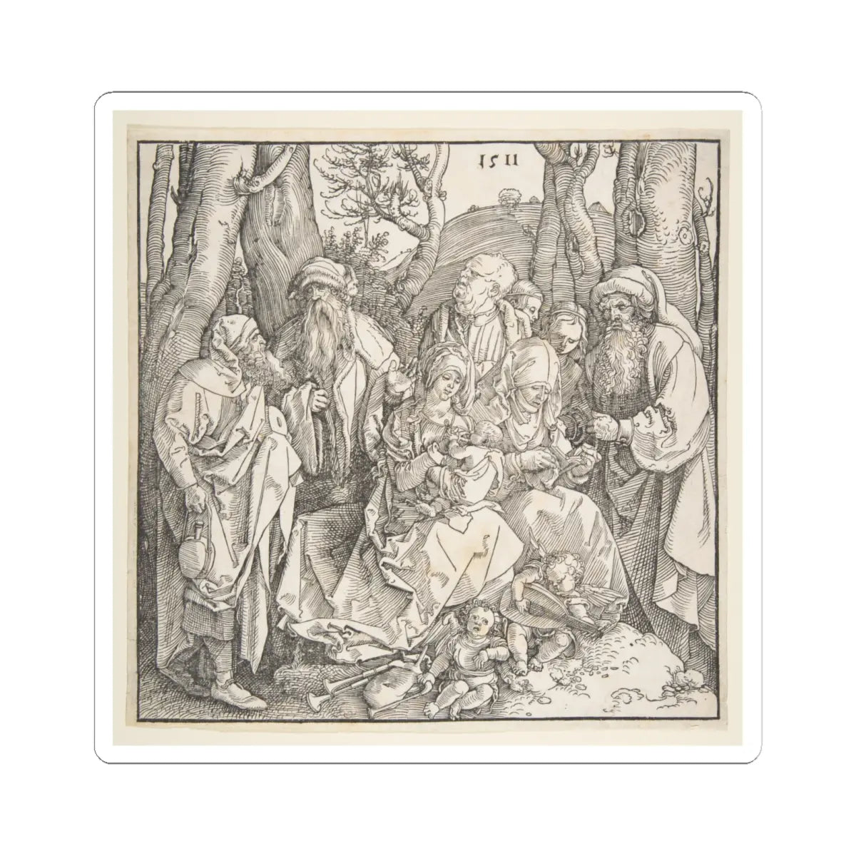 SKU:TSS-STICK-LBRDRR-6X6-482 Sizes:6" × 6" Types:White
