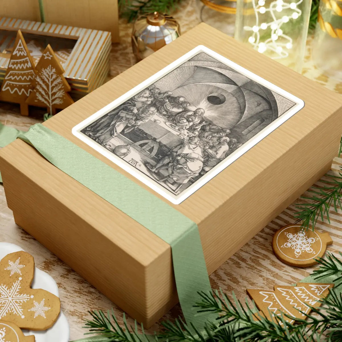 SKU:TSS-STICK-LBRDRR-6X6-504 Sizes:6" × 6" Types:White