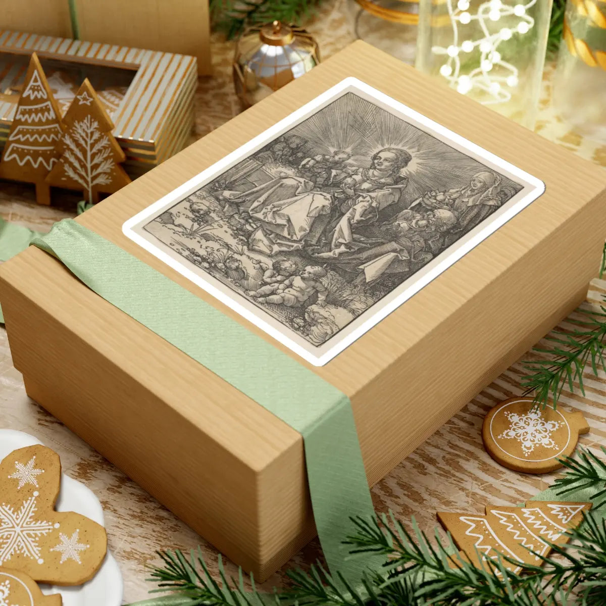 SKU:TSS-STICK-LBRDRR-6X6-515 Sizes:6" × 6" Types:White