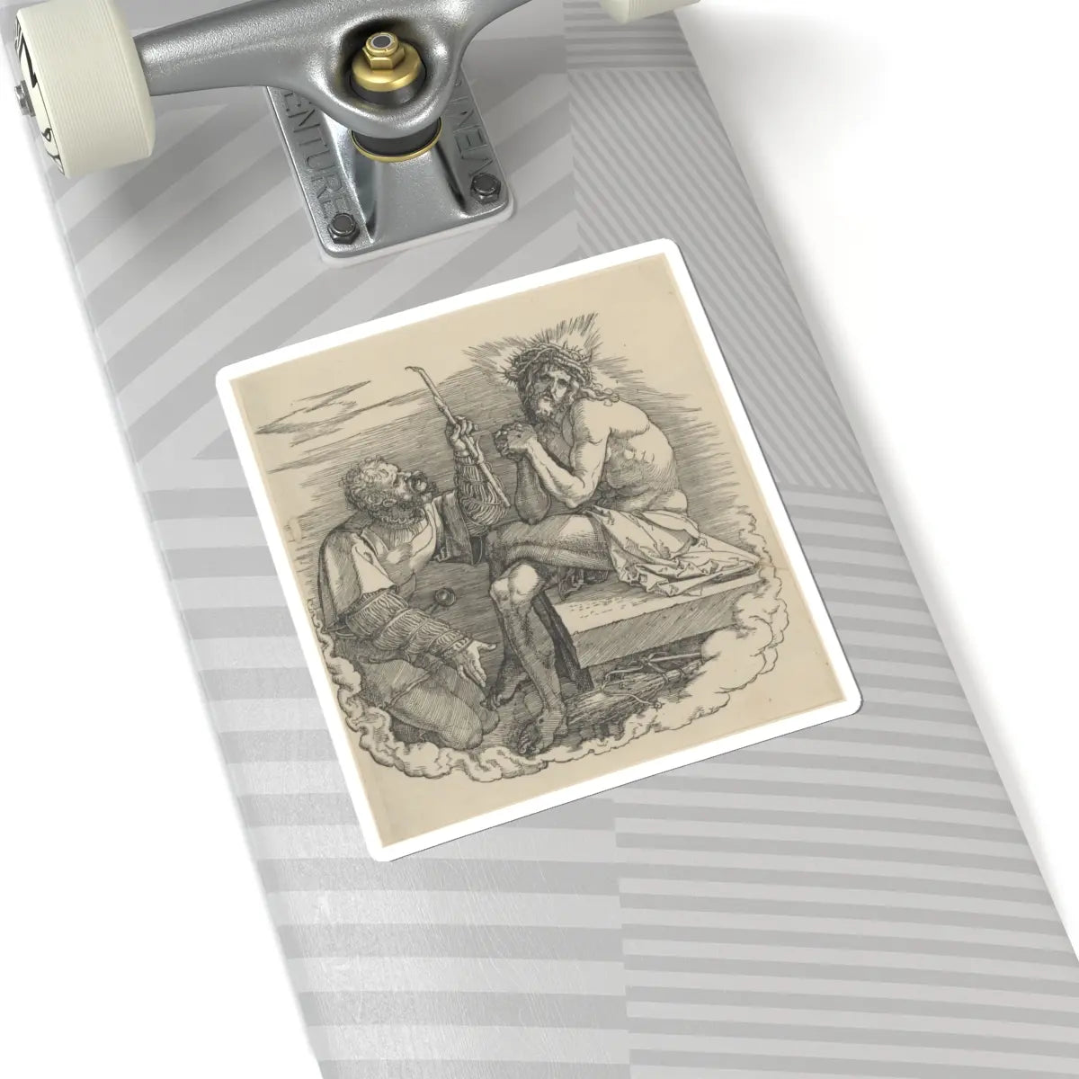SKU:TSS-STICK-LBRDRR-6X6-518 Sizes:6" × 6" Types:White