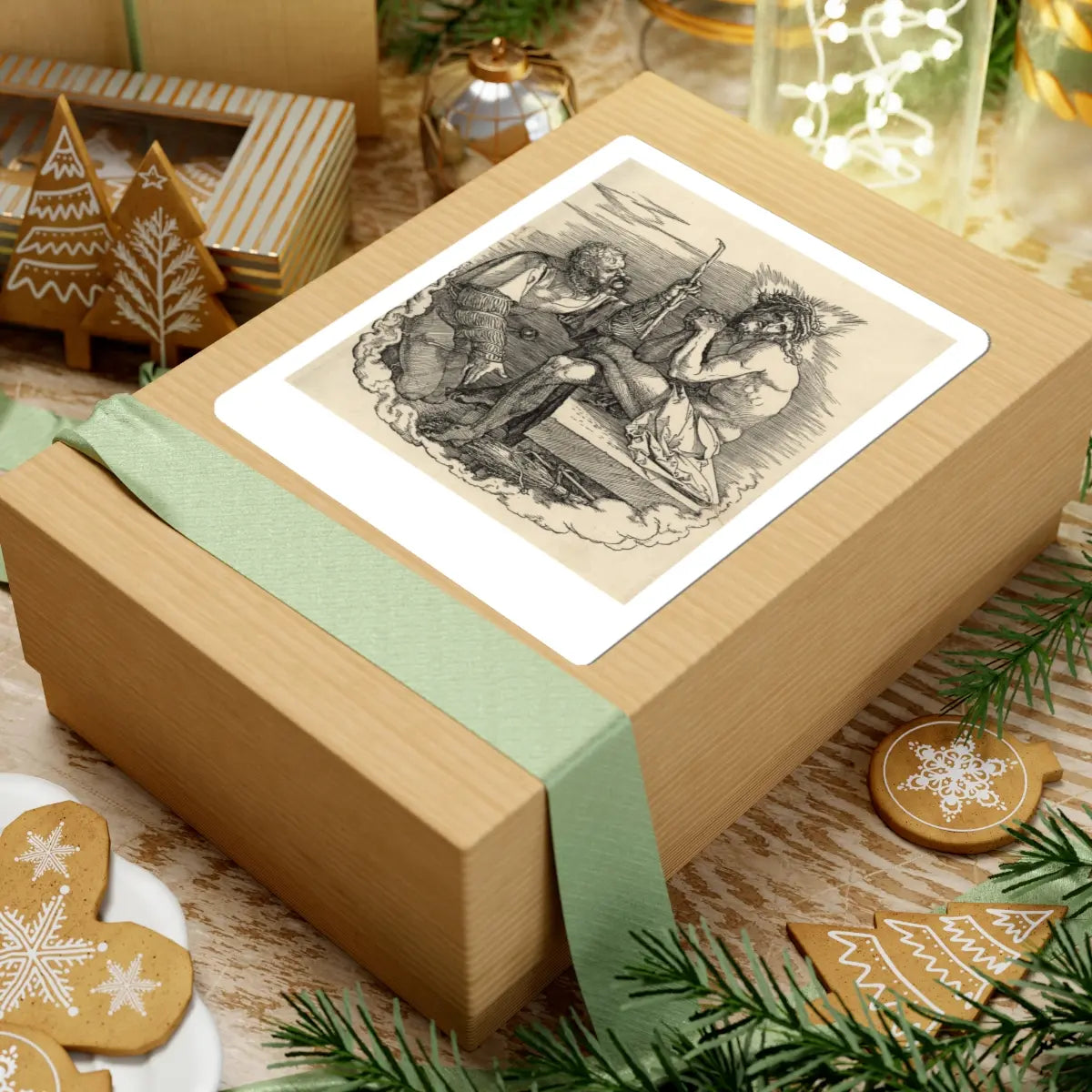 SKU:TSS-STICK-LBRDRR-6X6-519 Sizes:6" × 6" Types:White