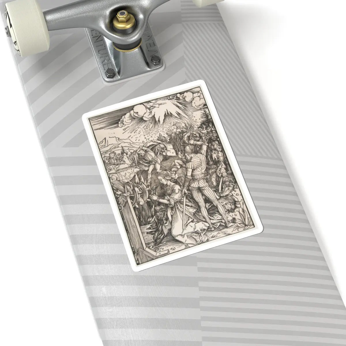 SKU:TSS-STICK-LBRDRR-6X6-526 Sizes:6" × 6" Types:White