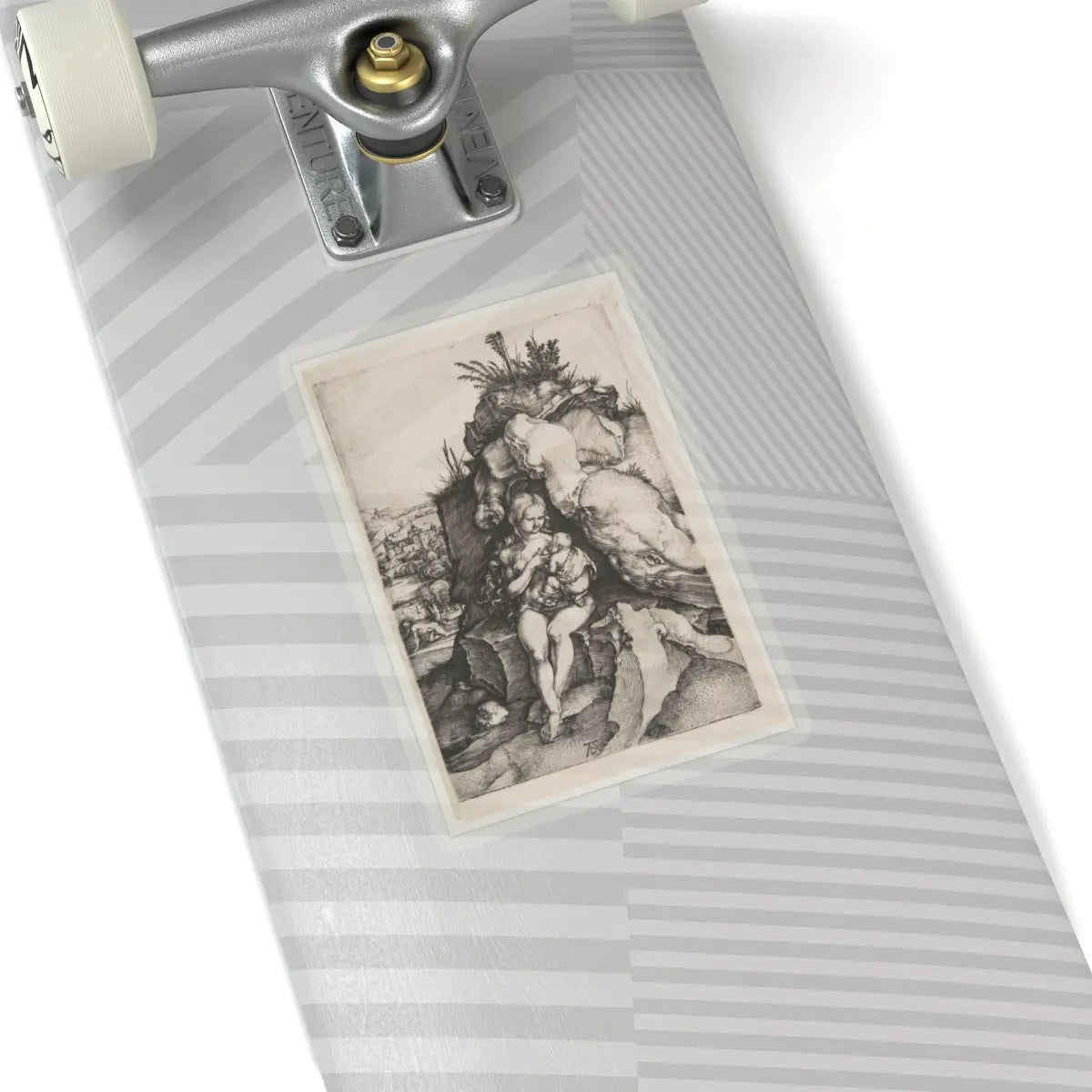 SKU:TSS-STICK-LBRDRR-6X6-13SS0 Sizes:6" × 6" Types:Transparent