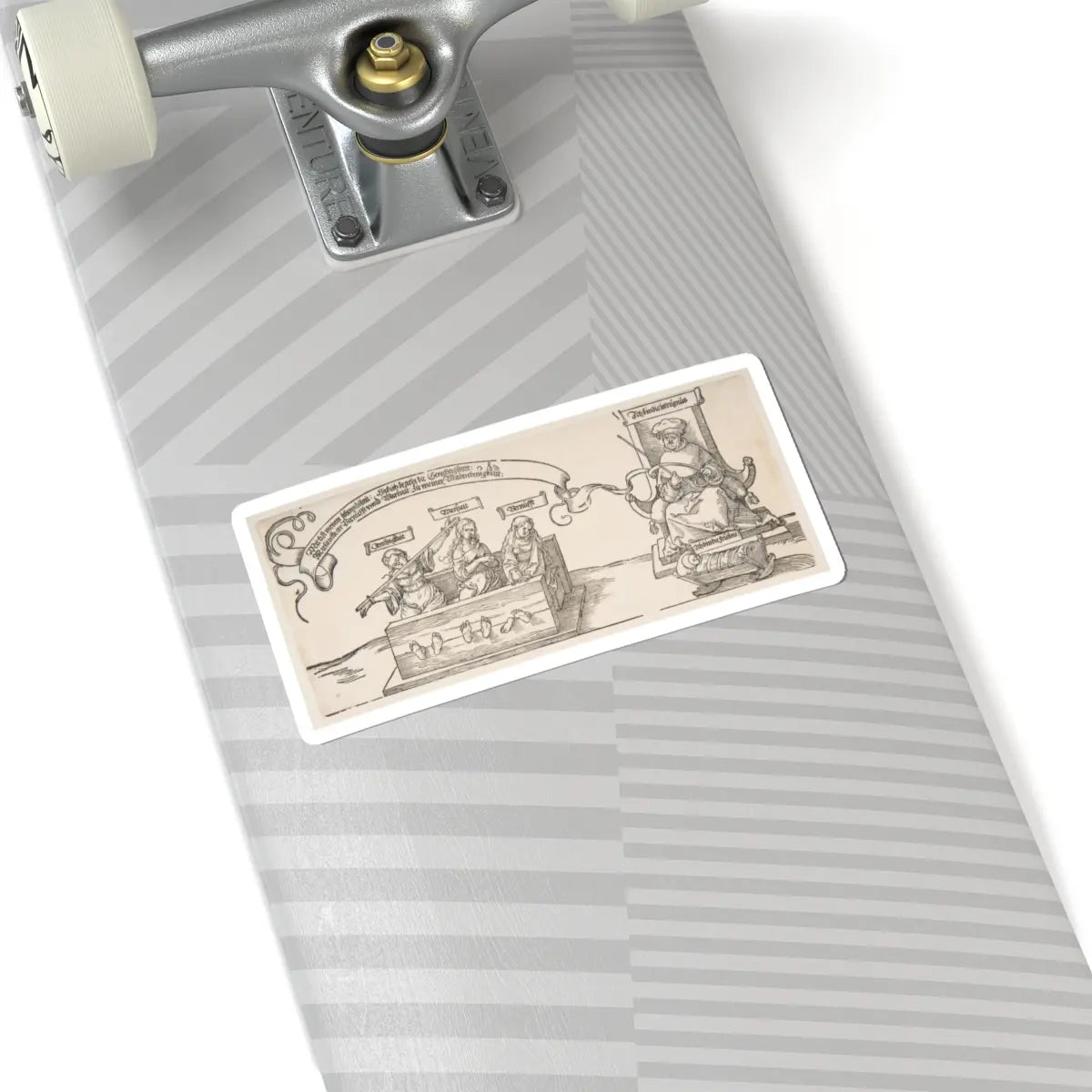 SKU:TSS-STICK-LBRDRR-6X6-603 Sizes:6" × 6" Types:White