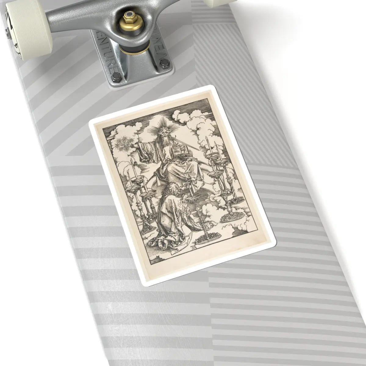 SKU:TSS-STICK-LBRDRR-6X6-639 Sizes:6" × 6" Types:White