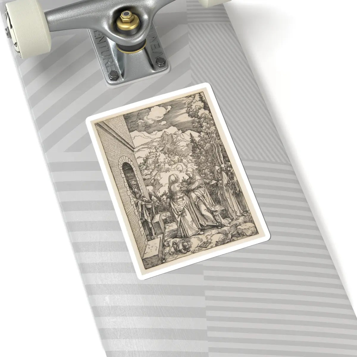 SKU:TSS-STICK-LBRDRR-6X6-643 Sizes:6" × 6" Types:White