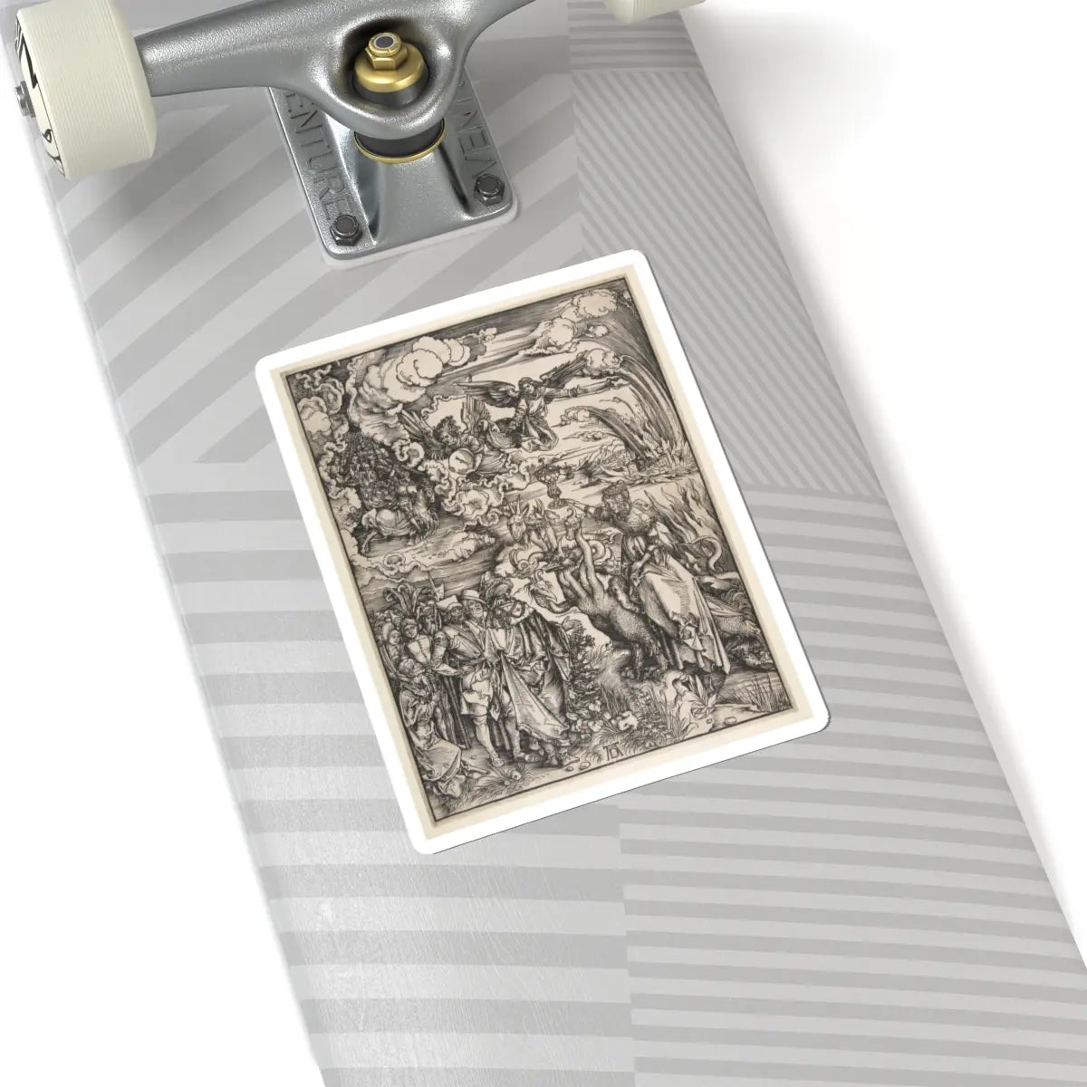 SKU:TSS-STICK-LBRDRR-6X6-646 Sizes:6" × 6" Types:White