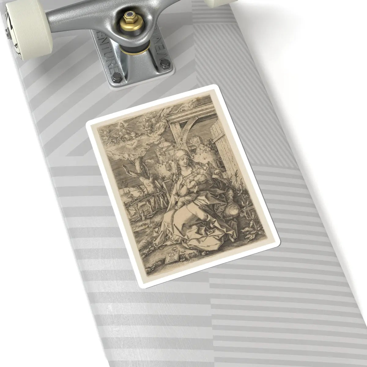 SKU:TSS-STICK-LBRDRR-6X6-659 Sizes:6" × 6" Types:White