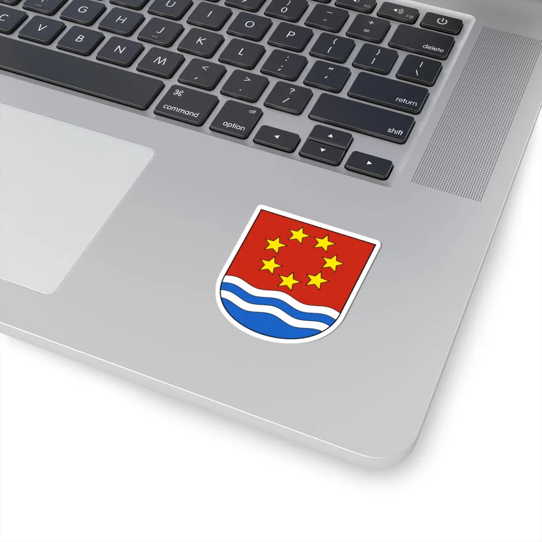 Albula-Alvra Wappen (Switzerland) (Coat of Arms) STICKER Vinyl Kiss-Cut Decal - The Sticker Space