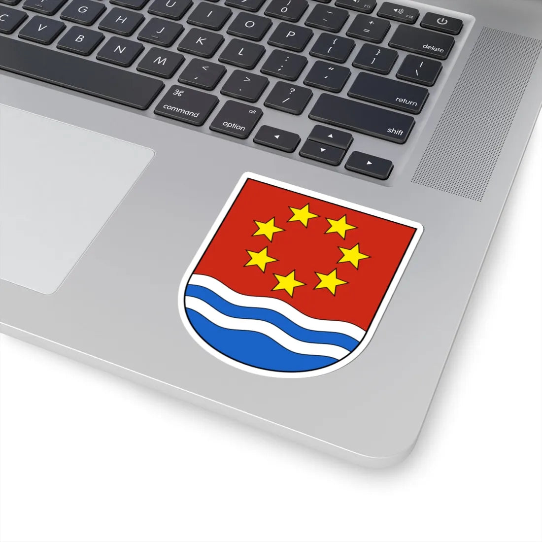 Albula-Alvra Wappen (Switzerland) (Coat of Arms) STICKER Vinyl Kiss-Cut Decal - The Sticker Space
