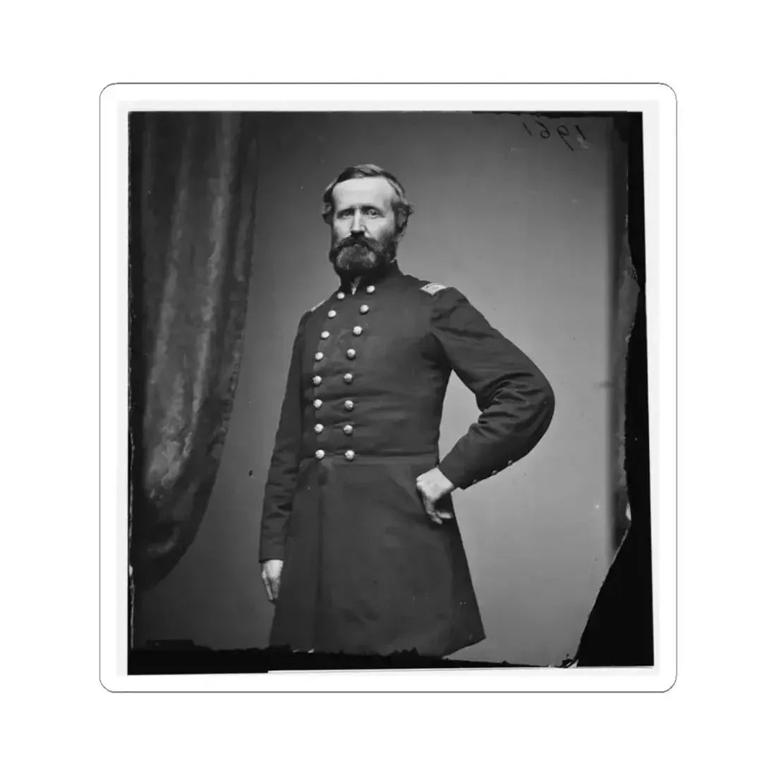 Alex Hayes (U.S. Civil War) STICKER Vinyl Kiss-Cut Decal 3 Inch White - The Sticker Space