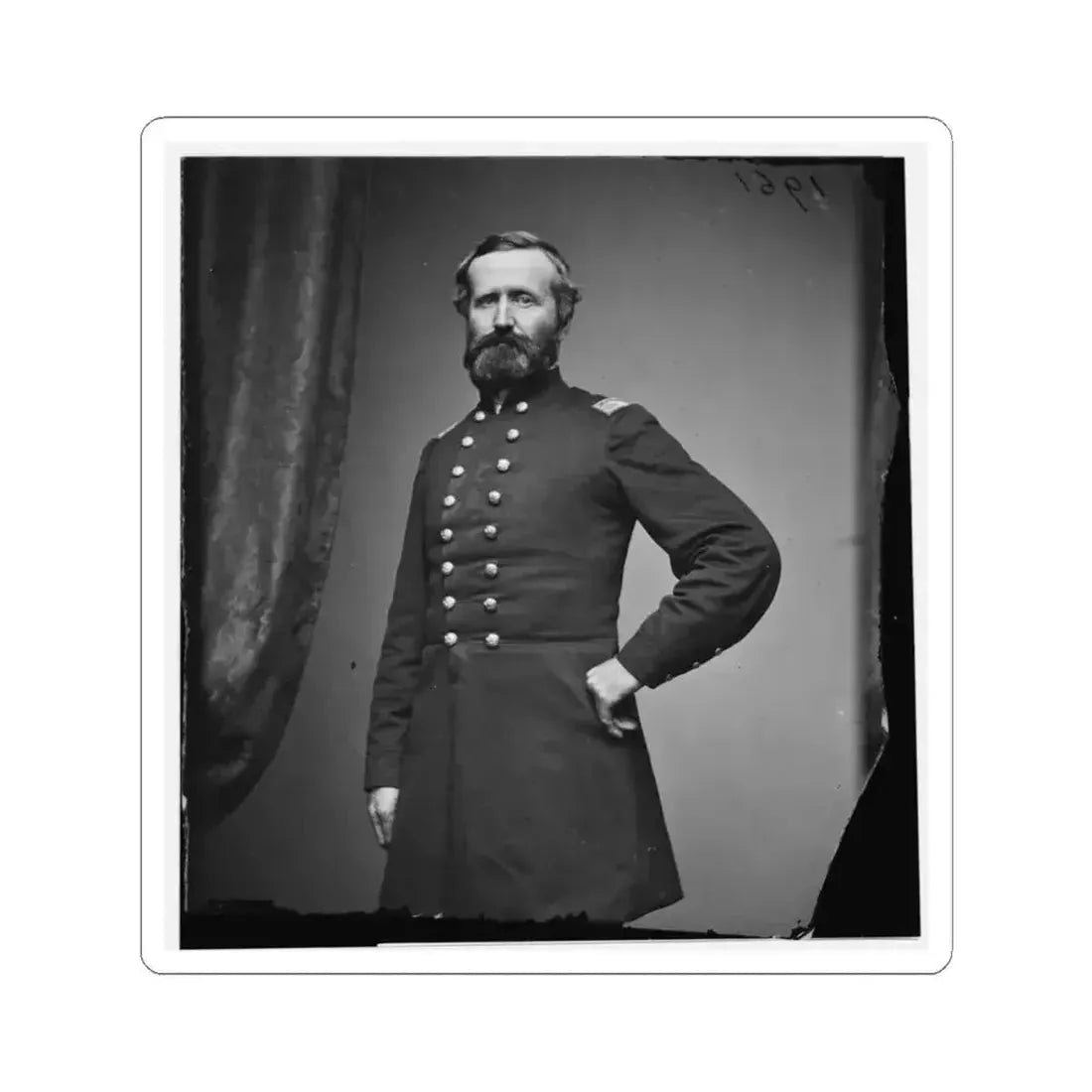 Alex Hayes (U.S. Civil War) STICKER Vinyl Kiss-Cut Decal 6 Inch White - The Sticker Space