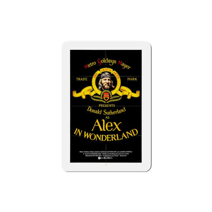 Alex in Wonderland 1970 Movie Poster Die-Cut Magnet-3 Inch-The Sticker Space