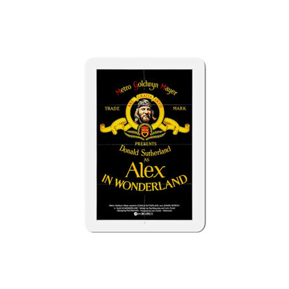 Alex in Wonderland 1970 Movie Poster Die-Cut Magnet-4 Inch-The Sticker Space