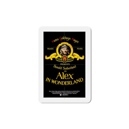 Alex in Wonderland 1970 Movie Poster Die-Cut Magnet-5 Inch-The Sticker Space