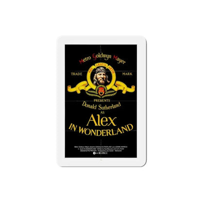 Alex in Wonderland 1970 Movie Poster Refrigerator Magnet 2 Inch - The Sticker Space