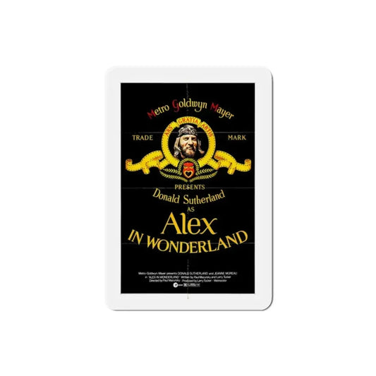Alex in Wonderland 1970 Movie Poster Refrigerator Magnet 2 Inch - The Sticker Space