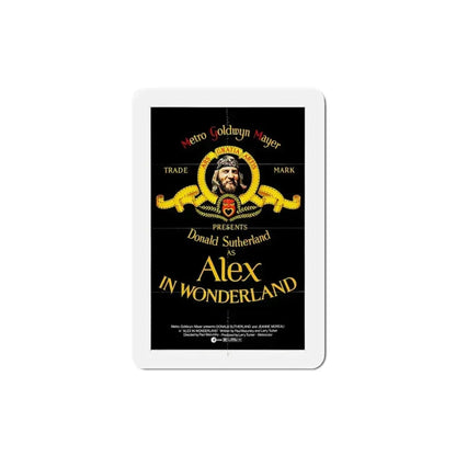 Alex in Wonderland 1970 Movie Poster Refrigerator Magnet 3 Inch - The Sticker Space