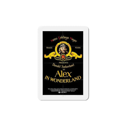 Alex in Wonderland 1970 Movie Poster Refrigerator Magnet 6 Inch - The Sticker Space