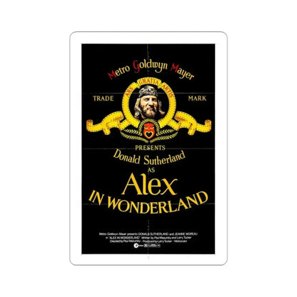 Alex in Wonderland 1970 Movie Poster STICKER Vinyl Die-Cut Decal 2 Inch - The Sticker Space
