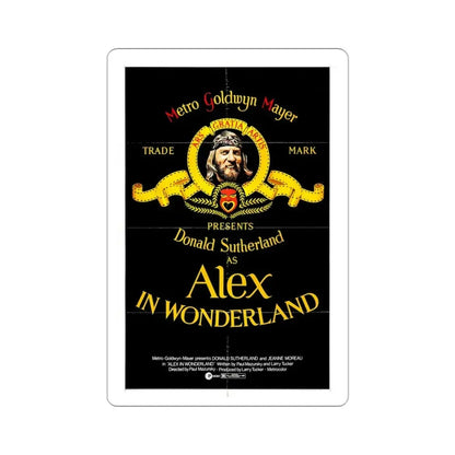 Alex in Wonderland 1970 Movie Poster STICKER Vinyl Die-Cut Decal 3 Inch - The Sticker Space