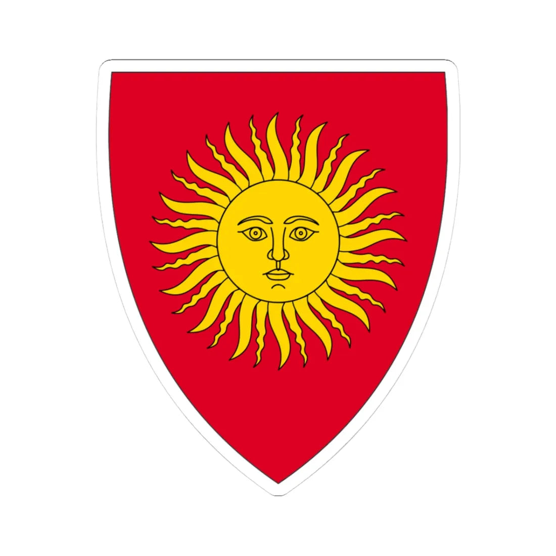 Alex K Podolia (Ukraine) (Coat of Arms) STICKER Vinyl Kiss-Cut Decal 3 Inch White - The Sticker Space