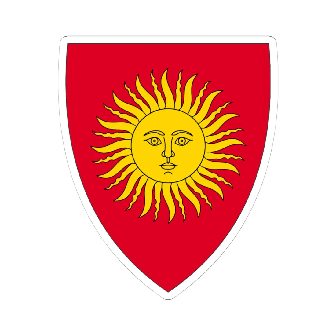 Alex K Podolia (Ukraine) (Coat of Arms) STICKER Vinyl Kiss-Cut Decal 4 Inch White - The Sticker Space