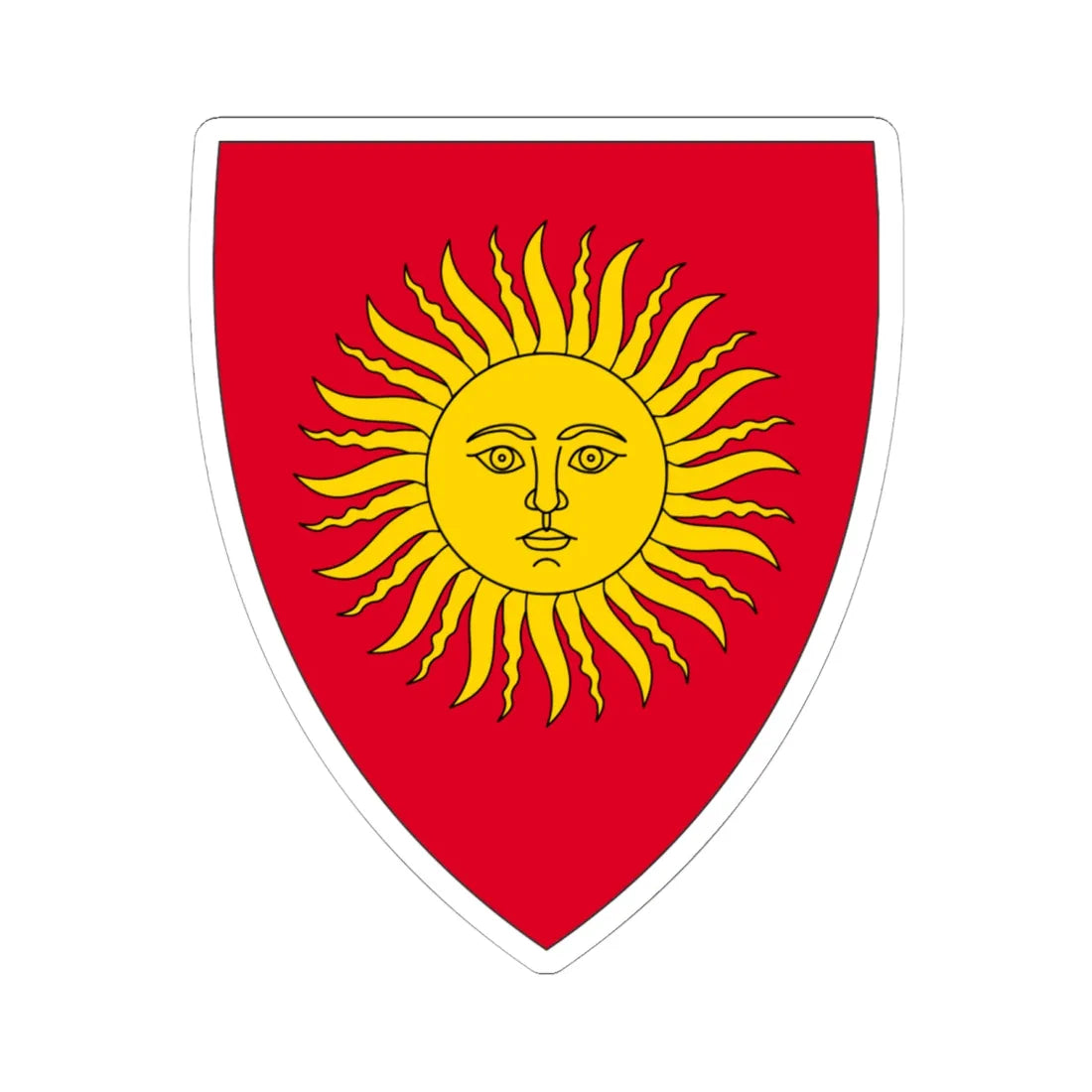 Alex K Podolia (Ukraine) (Coat of Arms) STICKER Vinyl Kiss-Cut Decal 6 Inch White - The Sticker Space