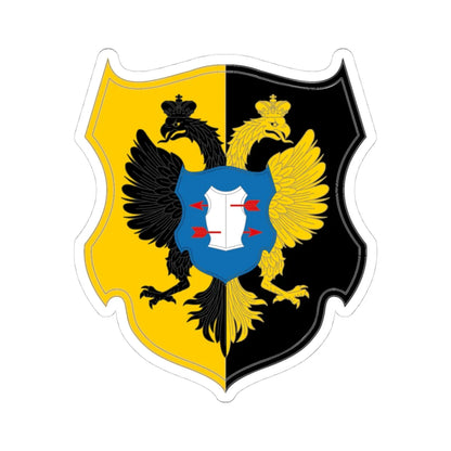 Alex K Rozumovski family (Ukraine) (Coat of Arms) STICKER Vinyl Kiss-Cut Decal 4 Inch White - The Sticker Space