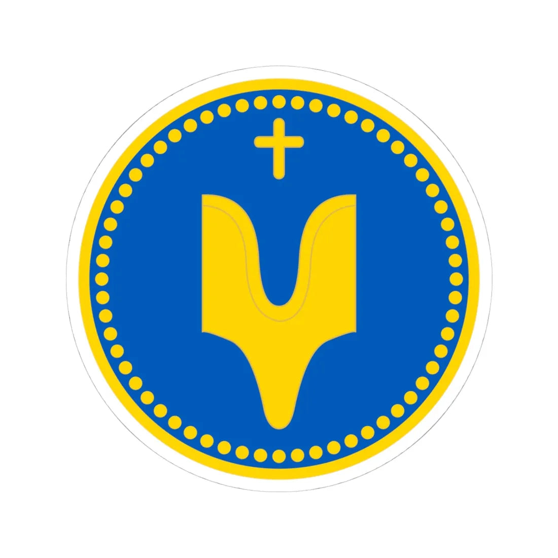 Alex K Sviatoslav (Ukraine) (Coat of Arms) STICKER Vinyl Kiss-Cut Decal 4 Inch White - The Sticker Space