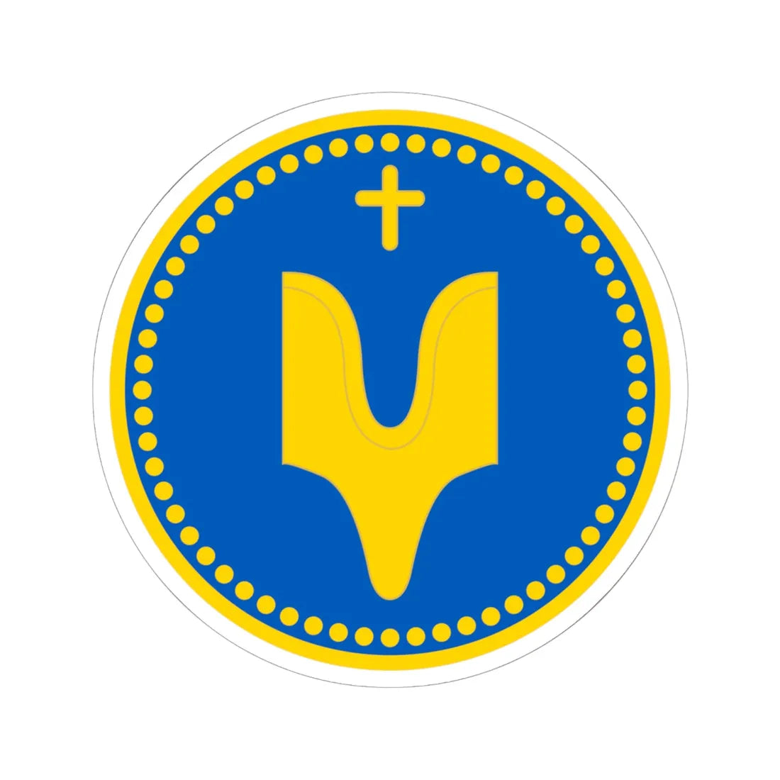 Alex K Sviatoslav (Ukraine) (Coat of Arms) STICKER Vinyl Kiss-Cut Decal 6 Inch White - The Sticker Space