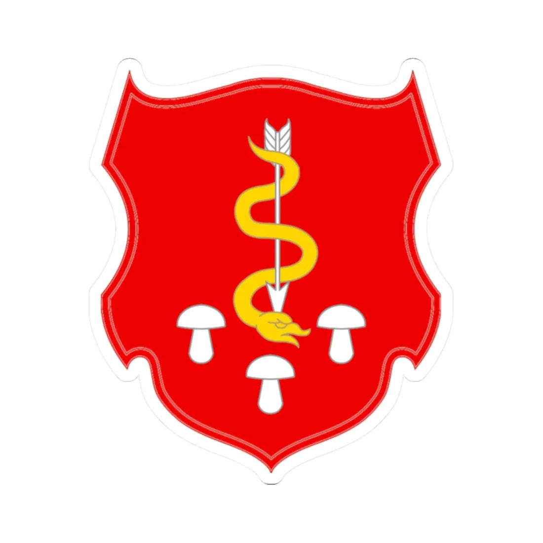 Alex K Tykhin Bajbuza (Poland) (Coat of Arms) STICKER Vinyl Kiss-Cut Decal 2 Inch White - The Sticker Space