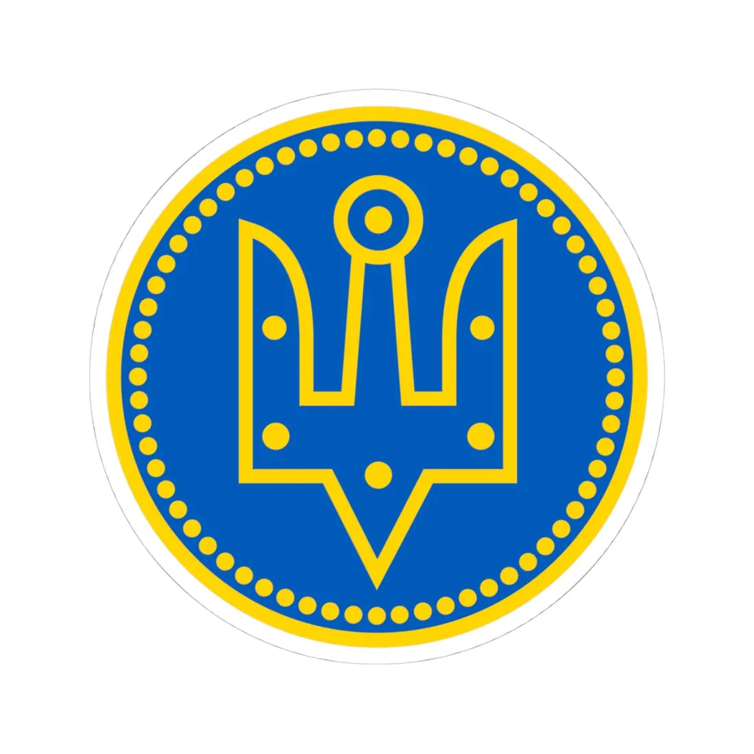 Alex K Yaroslav (Ukraine) (Coat of Arms) STICKER Vinyl Kiss-Cut Decal 4 Inch White - The Sticker Space