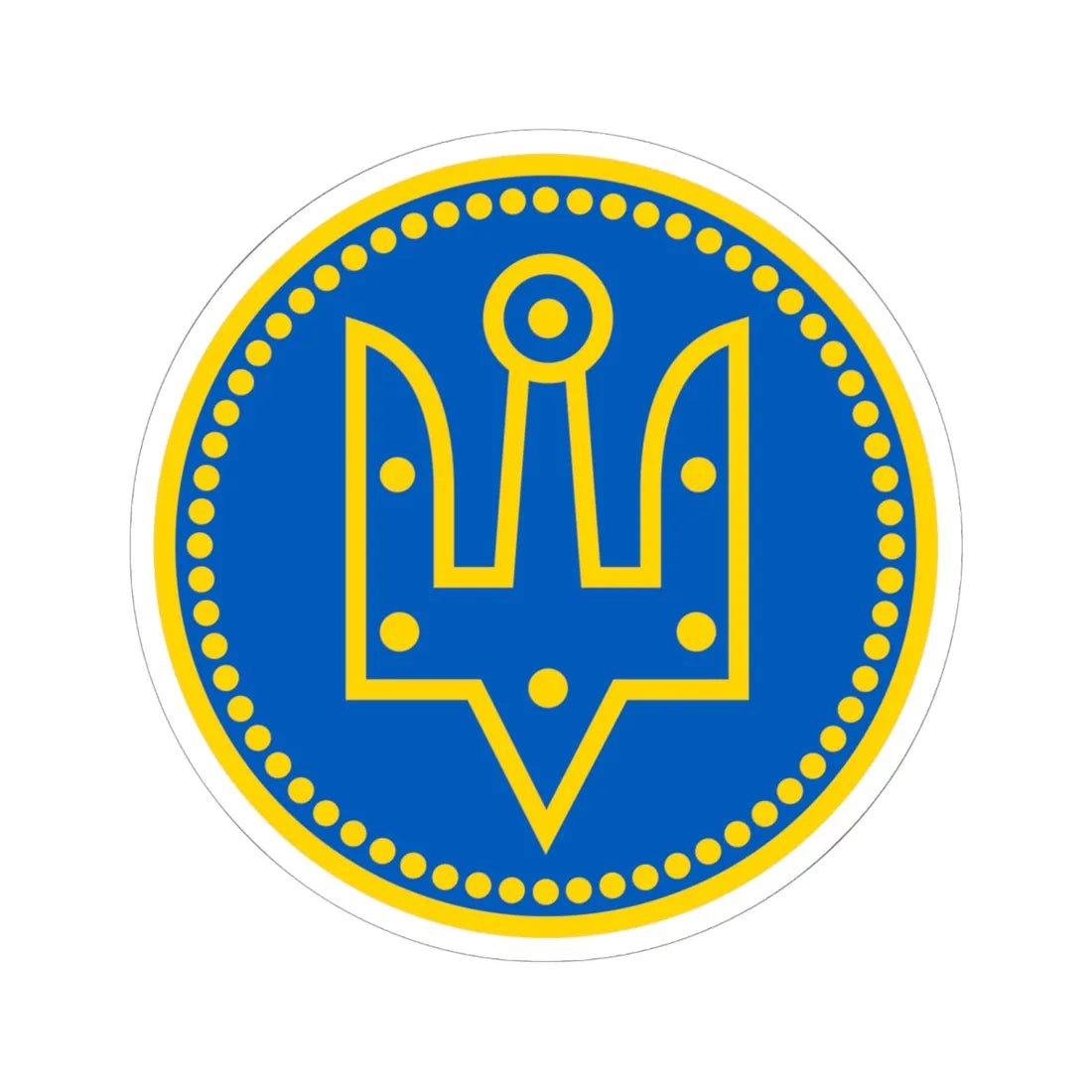 Alex K Yaroslav (Ukraine) (Coat of Arms) STICKER Vinyl Kiss-Cut Decal 6 Inch White - The Sticker Space