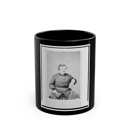 Alexander Mcdowell Mccook, Union General, Three-Quarter Length Portrait, Seated, Facing Front (U.S. Civil War) Black Coffee Mug