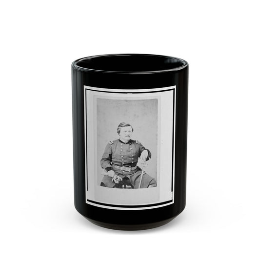 Alexander Mcdowell Mccook, Union General, Three-Quarter Length Portrait, Seated, Facing Front (U.S. Civil War) Black Coffee Mug