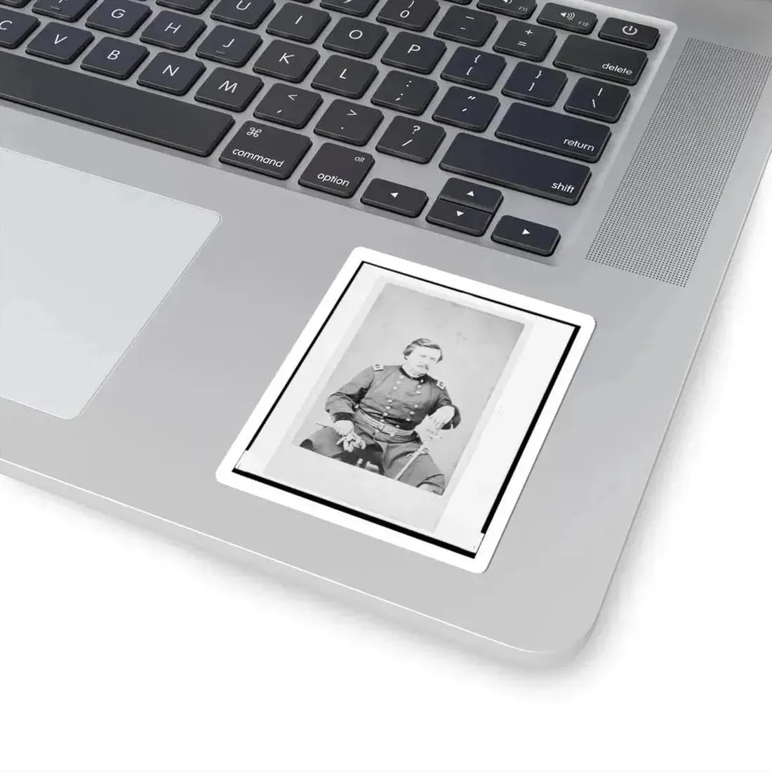 Alexander Mcdowell Mccook, Union General, Three-Quarter Length Portrait, Seated, Facing Front (U.S. Civil War) STICKER Vinyl Kiss-Cut Decal - The Sticker Space