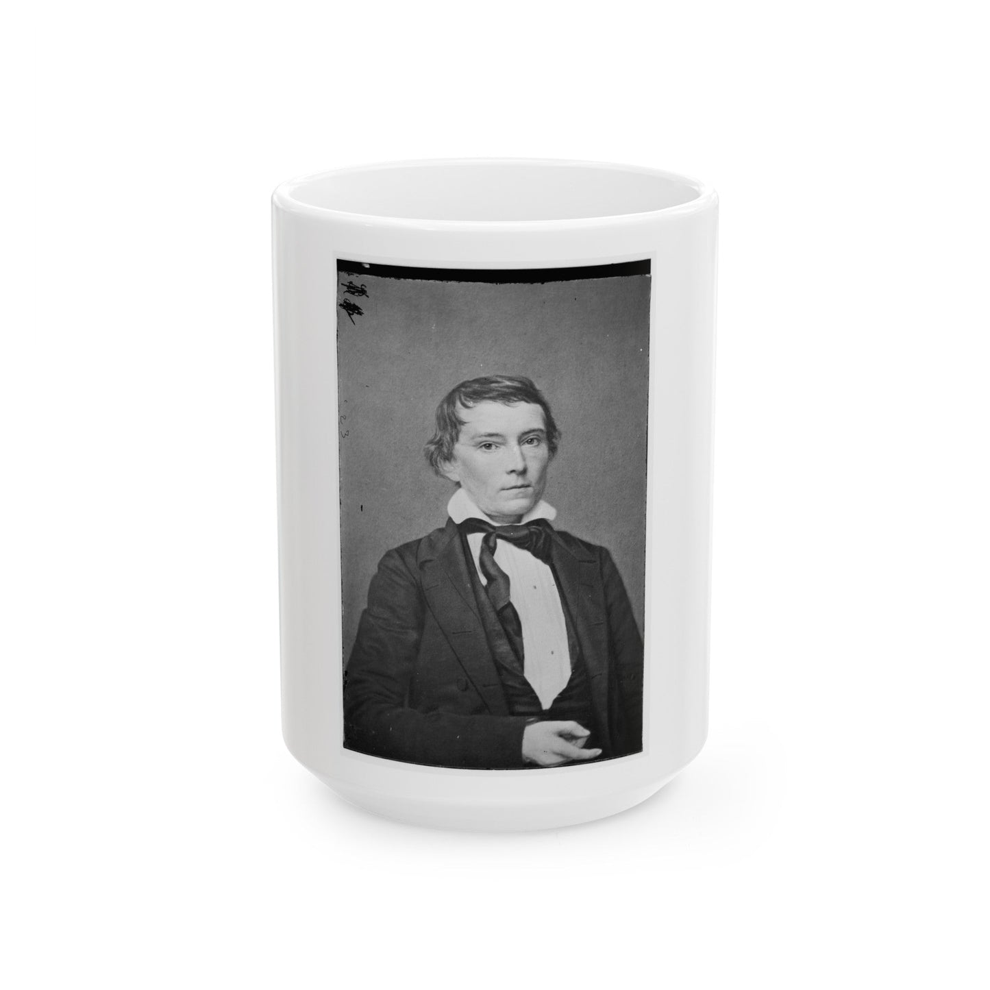 Alexander Stephens C.S.A. (U.S. Civil War) White Coffee Mug-15oz-The Sticker Space