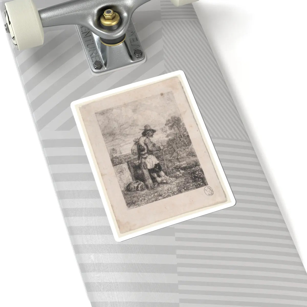 SKU:TSS-STICK-LXNGBR-6X6-13SWU Sizes:6" × 6" Types:White