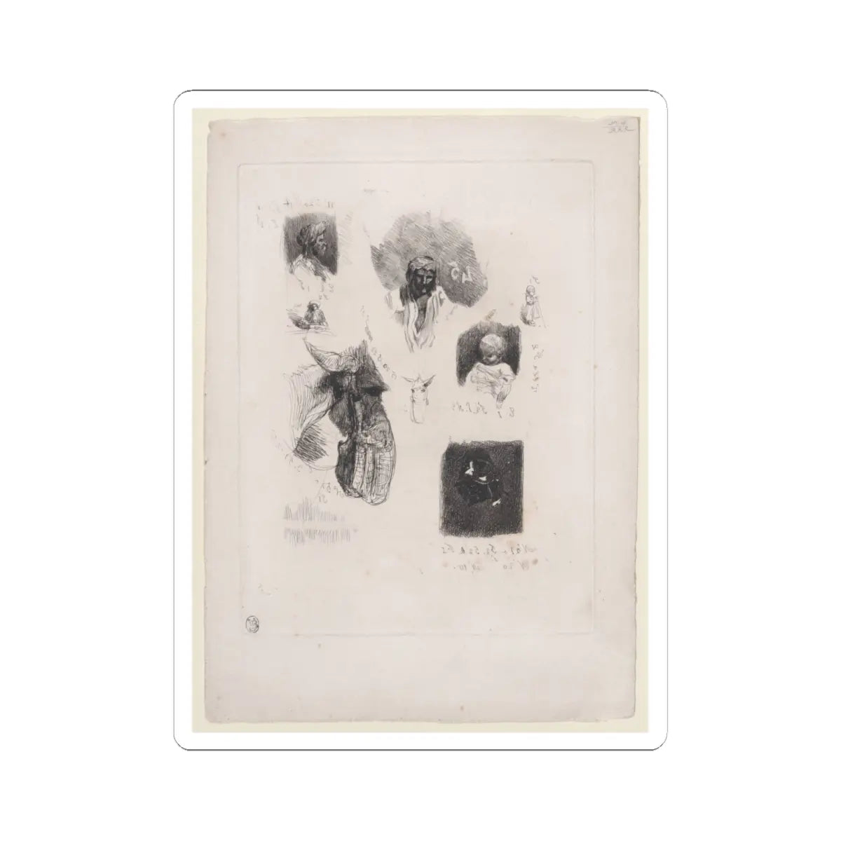SKU:TSS-STICK-LXNGBR-6X6-15 Sizes:6" × 6" Types:White