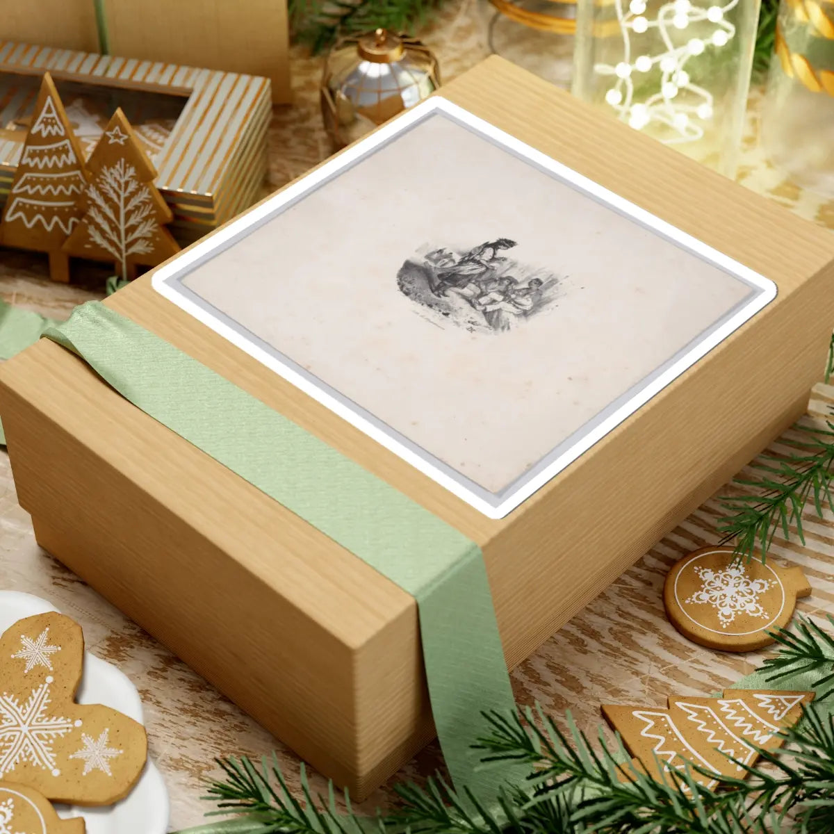 SKU:TSS-STICK-LXNGBR-6X6-16 Sizes:6" × 6" Types:White