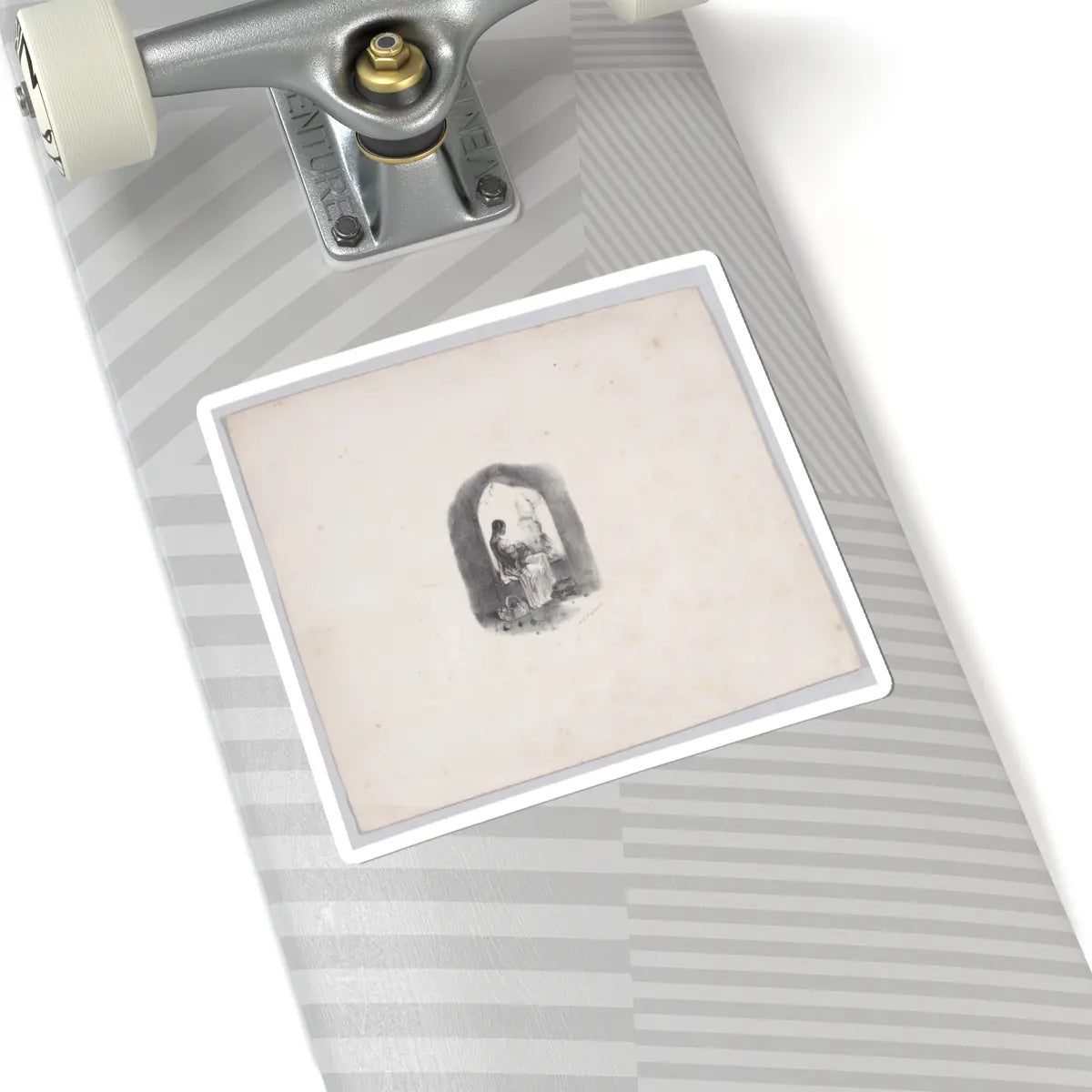 SKU:TSS-STICK-LXNGBR-6X6-28 Sizes:6" × 6" Types:White
