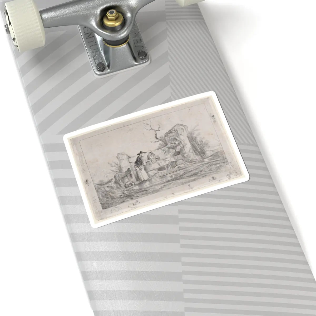 SKU:TSS-STICK-LXNGBR-6X6-30 Sizes:6" × 6" Types:White