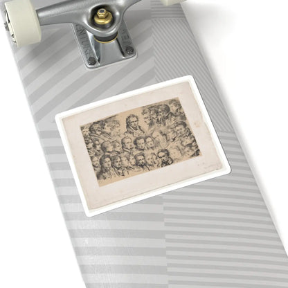 SKU:TSS-STICK-LXNMR-6X6-4 Sizes:6" × 6" Types:White