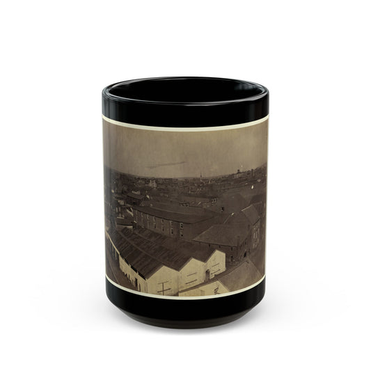 Alexandria From Pioneer Mill, Looking North-West (U.S. Civil War) Black Coffee Mug